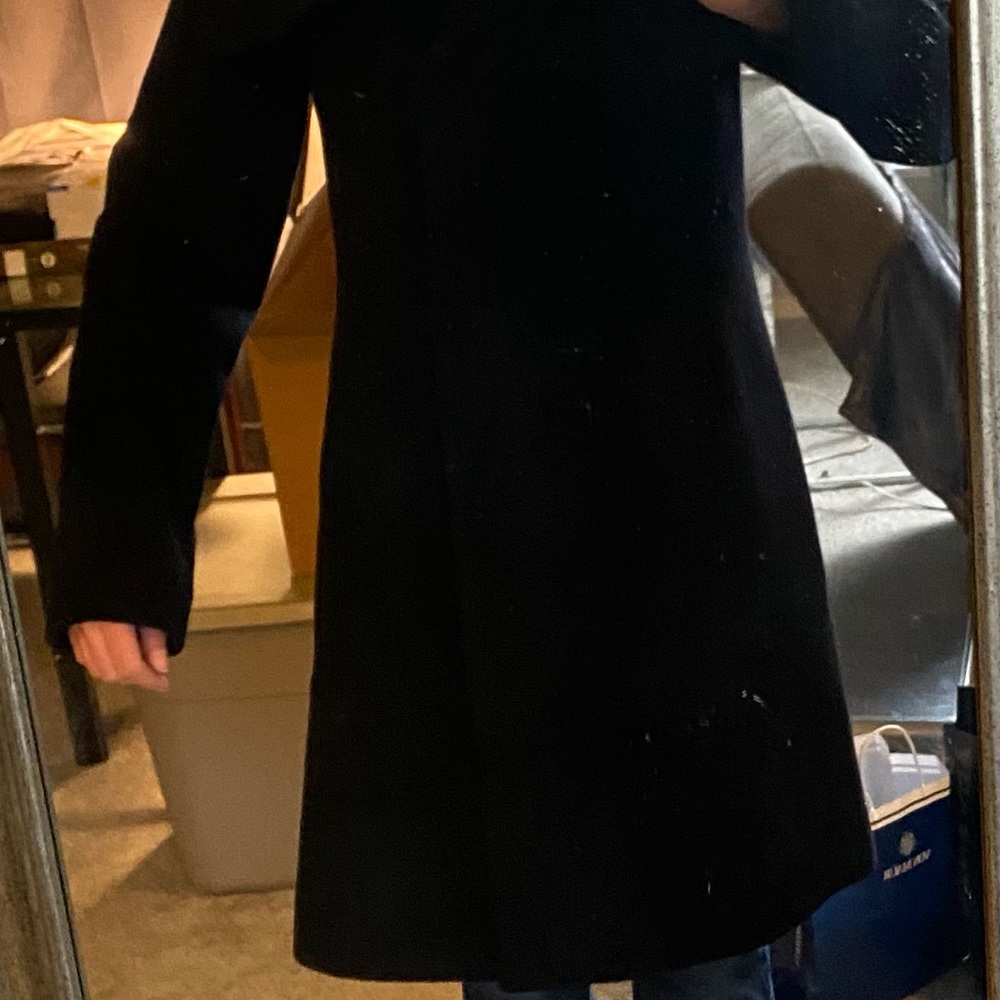 Anne Klein oversized lapel coat